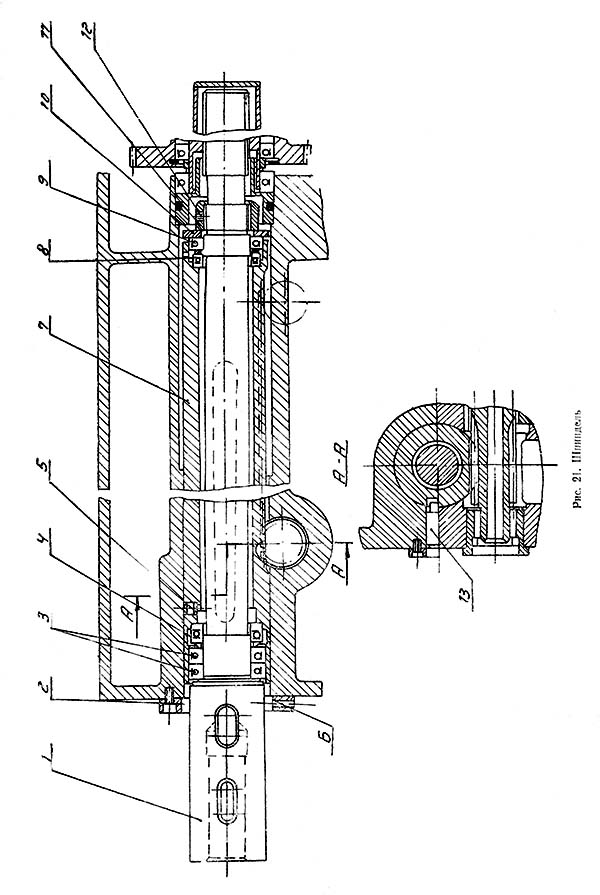 Шпиндель радіально-свердлувального верстата 2М55 2М55 Шпиндель свердлильного верстата